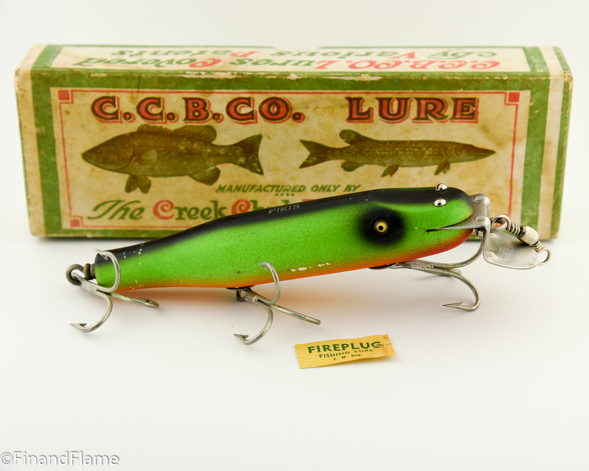 Creek Chub Snook Pikie Antique Lure - Fin & Flame