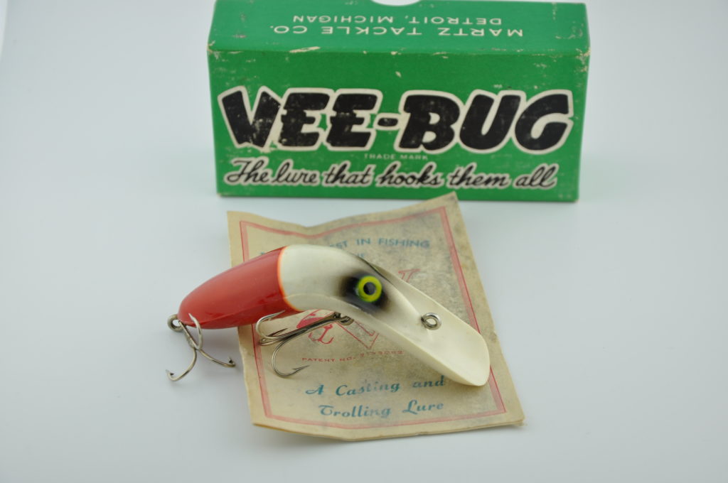 Vee Bee Fishing Lure Antique Lure  Old Antique & Vintage Wood Fishing Lures  Reels Tackle & More
