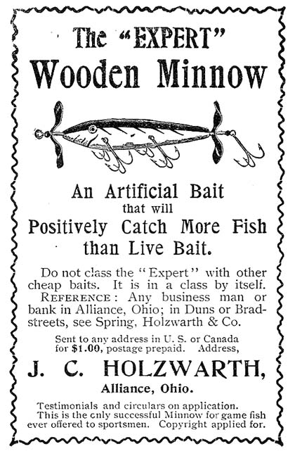 The History of the F.C. Woods Expert Minnow in Ads - Fin & Flame